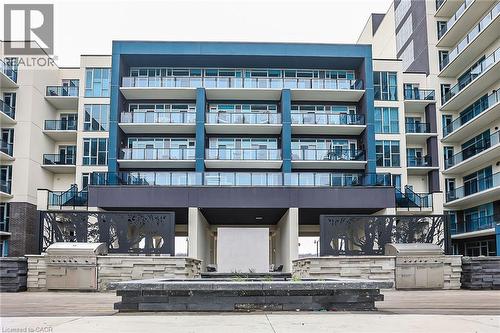 View of apartment building / complex - 16 Concord Place Unit# 431, Grimsby, ON - Outdoor With Balcony With Facade