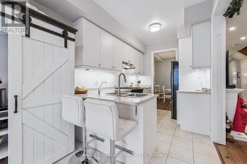 73 Courtney Street, Centre Wellington (Fergus), ON - Indoor Photo Showing Kitchen With Double Sink