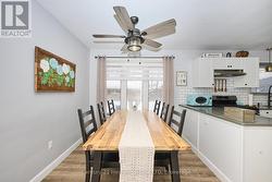 dining area in the eat in kitchen - 