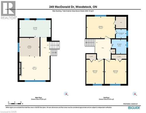 View of property floor plan - 249 Macdonald Drive, Woodstock, ON - Other