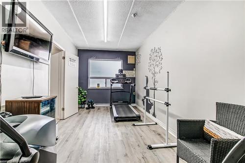 Building's exercise room. - 88 Tollgate Road Unit# 402, Brantford, ON - Indoor