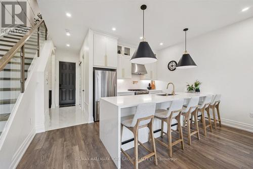 3753 Riva Avenue, Innisfil, ON - Indoor Photo Showing Kitchen With Stainless Steel Kitchen With Upgraded Kitchen
