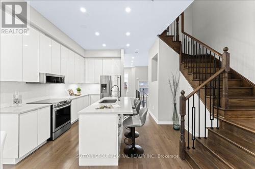 131 Lebovic Campus Drive, Vaughan, ON - Indoor Photo Showing Kitchen With Upgraded Kitchen