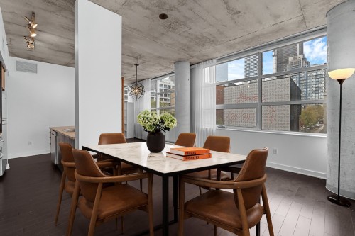 Dining Room - 405-630 Rue William, Montréal (Ville-Marie), QC - Indoor Photo Showing Dining Room