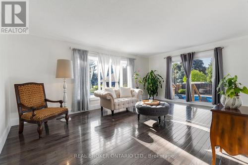 3 large Windos in Living / Dining - 13 Pine Tree Crescent, Brampton, ON - Indoor Photo Showing Living Room