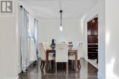 New Light Fixtures Through out - 13 Pine Tree Crescent, Brampton, ON - Indoor Photo Showing Dining Room