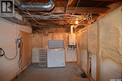 302 Main Street, White Fox, SK - Indoor Photo Showing Basement