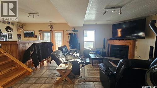 44 Lake Avenue, Meota Rm No.468, SK - Indoor With Fireplace