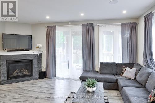 181 Anglo Street, Bracebridge, ON - Indoor Photo Showing Living Room With Fireplace