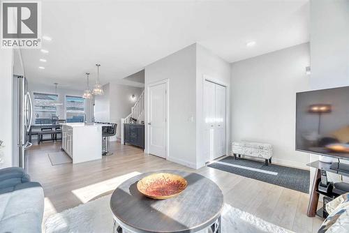 196 Wolf Hollow Park Se, Calgary, AB - Indoor Photo Showing Living Room