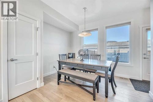 196 Wolf Hollow Park Se, Calgary, AB - Indoor Photo Showing Dining Room