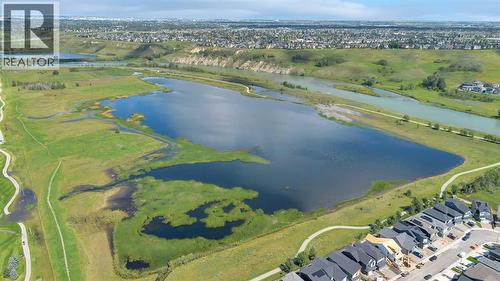 196 Wolf Hollow Park Se, Calgary, AB - Outdoor With Body Of Water With View