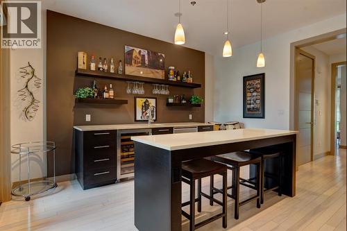 wet bar and entertaining room - 416 Aspen Meadows Hill Sw, Calgary, AB - Indoor