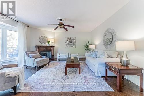 518 Grand Ridge Drive, Cambridge, ON - Indoor Photo Showing Living Room With Fireplace