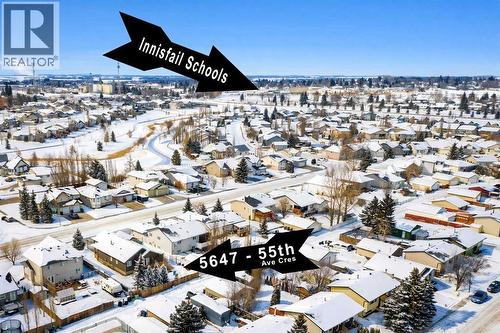 5647 55 Avenuecrescent, Innisfail, AB - Outdoor With View