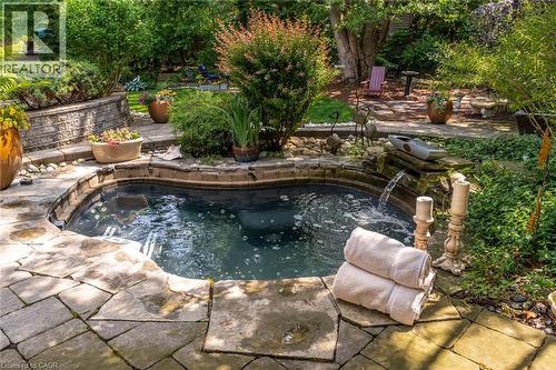 34 Harrington Place, Ancaster, ON - Outdoor With In Ground Pool