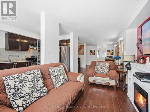 45 Ridgefield Court, Brampton, ON - Indoor Photo Showing Living Room With Fireplace