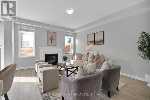 12 Ringway Road, Brampton, ON - Indoor Photo Showing Living Room With Fireplace
