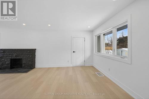 124 Corman Avenue, Hamilton, ON - Indoor With Fireplace