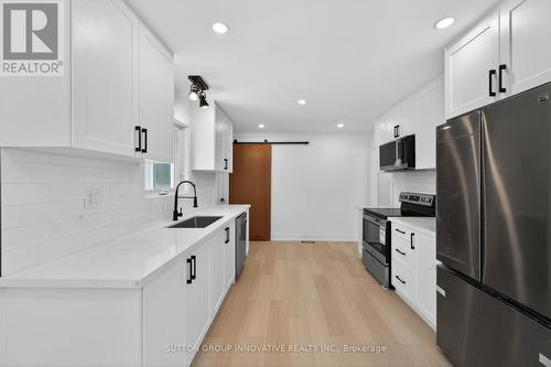 124 Corman Avenue, Hamilton, ON - Indoor Photo Showing Kitchen With Upgraded Kitchen