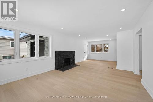 124 Corman Avenue, Hamilton, ON - Indoor With Fireplace