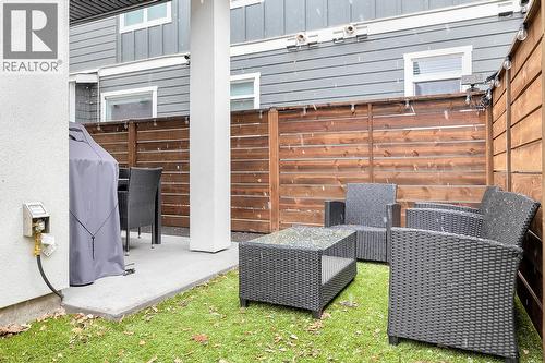 Fenced Yard. Photos are from Previous Listing - 1927 Ethel Street, Kelowna, BC - Outdoor With Deck Patio Veranda With Exterior