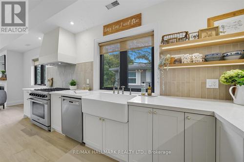 17 Mill Street, East Gwillimbury, ON - Indoor Photo Showing Kitchen With Upgraded Kitchen