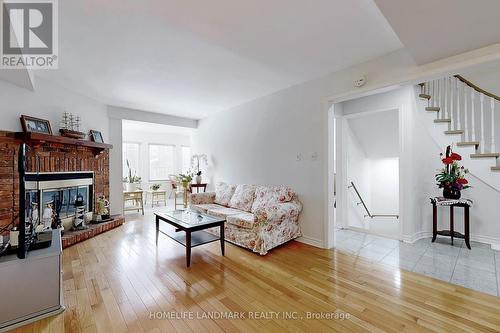 7 Lancashire Road, Markham, ON - Indoor Photo Showing Living Room With Fireplace