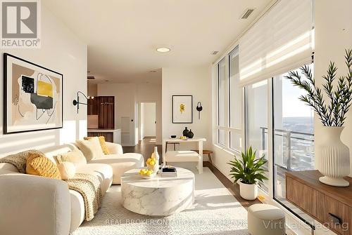 3005 - 1 Grandview Avenue, Markham, ON - Indoor Photo Showing Living Room