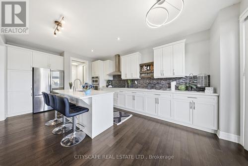 28 Celano Drive, Hamilton, ON - Indoor Photo Showing Kitchen With Stainless Steel Kitchen With Upgraded Kitchen
