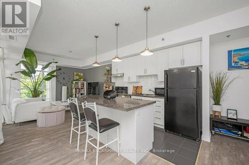 302 - 90 Charlton Avenue W, Hamilton, ON - Indoor Photo Showing Kitchen With Upgraded Kitchen
