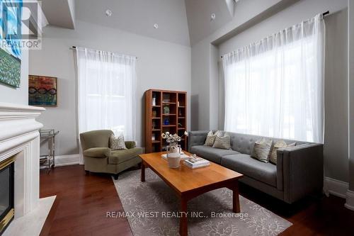36 Sir Williams Lane, Toronto, ON - Indoor Photo Showing Living Room With Fireplace