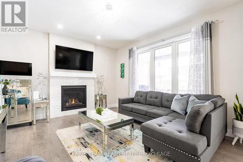 13 Tindall Crescent, East Luther Grand Valley, ON - Indoor Photo Showing Living Room With Fireplace