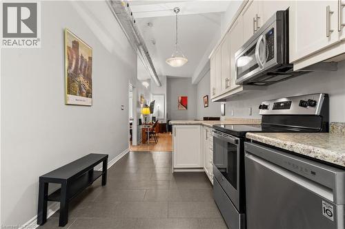 80 King William Street Unit# 212, Hamilton, ON - Indoor Photo Showing Kitchen