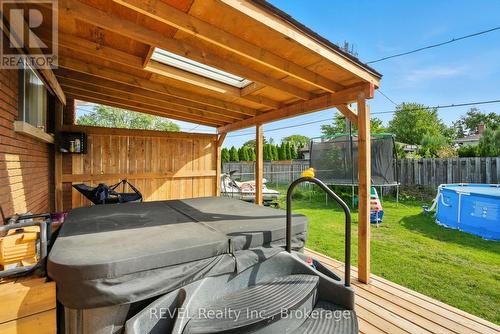 46 Collier Road S, Thorold (Thorold Downtown), ON - Outdoor With Above Ground Pool With Deck Patio Veranda With Exterior