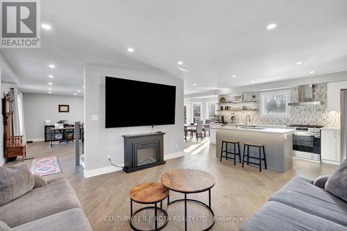 10 Brian Crescent, Adjala-Tosorontio, ON - Indoor Photo Showing Living Room With Fireplace
