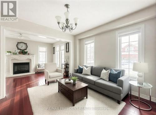 41 Fallstar Crescent, Brampton, ON - Indoor Photo Showing Living Room With Fireplace