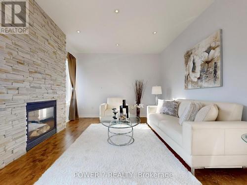 3 Demoray Court, Markham, ON - Indoor Photo Showing Living Room With Fireplace