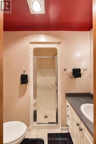 3 piece semi ensuite off of primary bedroom - 2723 Monck Road, Ramara, ON - Indoor Photo Showing Bathroom