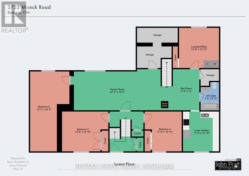 Lower level floorplan - 2723 Monck Road, Ramara, ON - Other