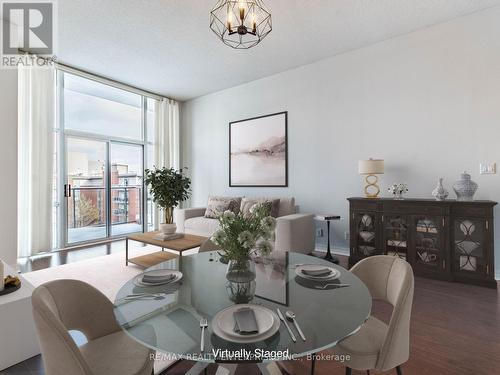 605 - 70 Port Street E, Mississauga, ON - Indoor Photo Showing Dining Room