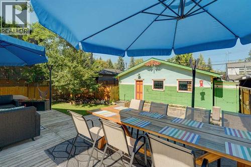 el fresco dining area - 1512 33 Avenue Sw, Calgary, AB - Outdoor With Deck Patio Veranda With Exterior