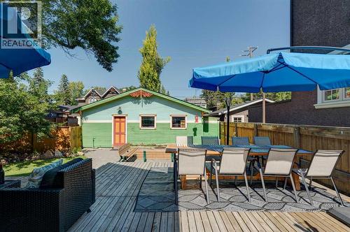 el fresco dining area - 1512 33 Avenue Sw, Calgary, AB - Outdoor With Deck Patio Veranda