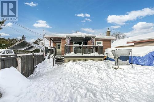 154 Charette Avenue, Chelmsford, ON - Outdoor With Deck Patio Veranda