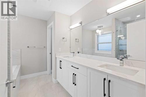 60 Bridges Drive, Langdon, AB - Indoor Photo Showing Bathroom