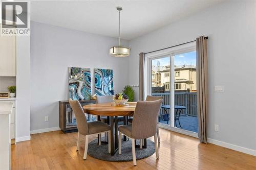 184 Masters Rise Se, Calgary, AB - Indoor Photo Showing Dining Room