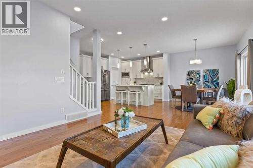 184 Masters Rise Se, Calgary, AB - Indoor Photo Showing Living Room