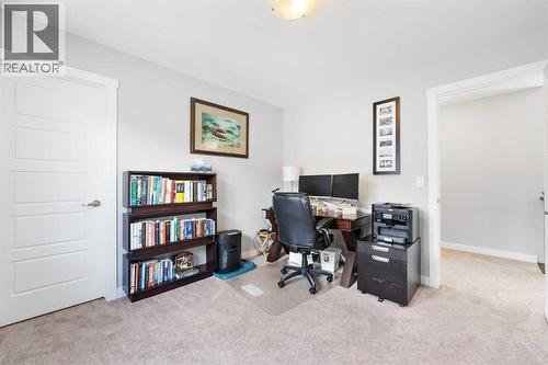 153 Williamstown Park Nw, Airdrie, AB - Indoor Photo Showing Office