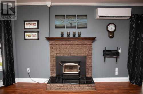 26 Woody Island Drive, Arnold’S Cove, NL - Indoor Photo Showing Living Room With Fireplace