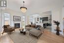 2417 Edward Leaver Trail, Oakville, ON  - Indoor Photo Showing Living Room With Fireplace 